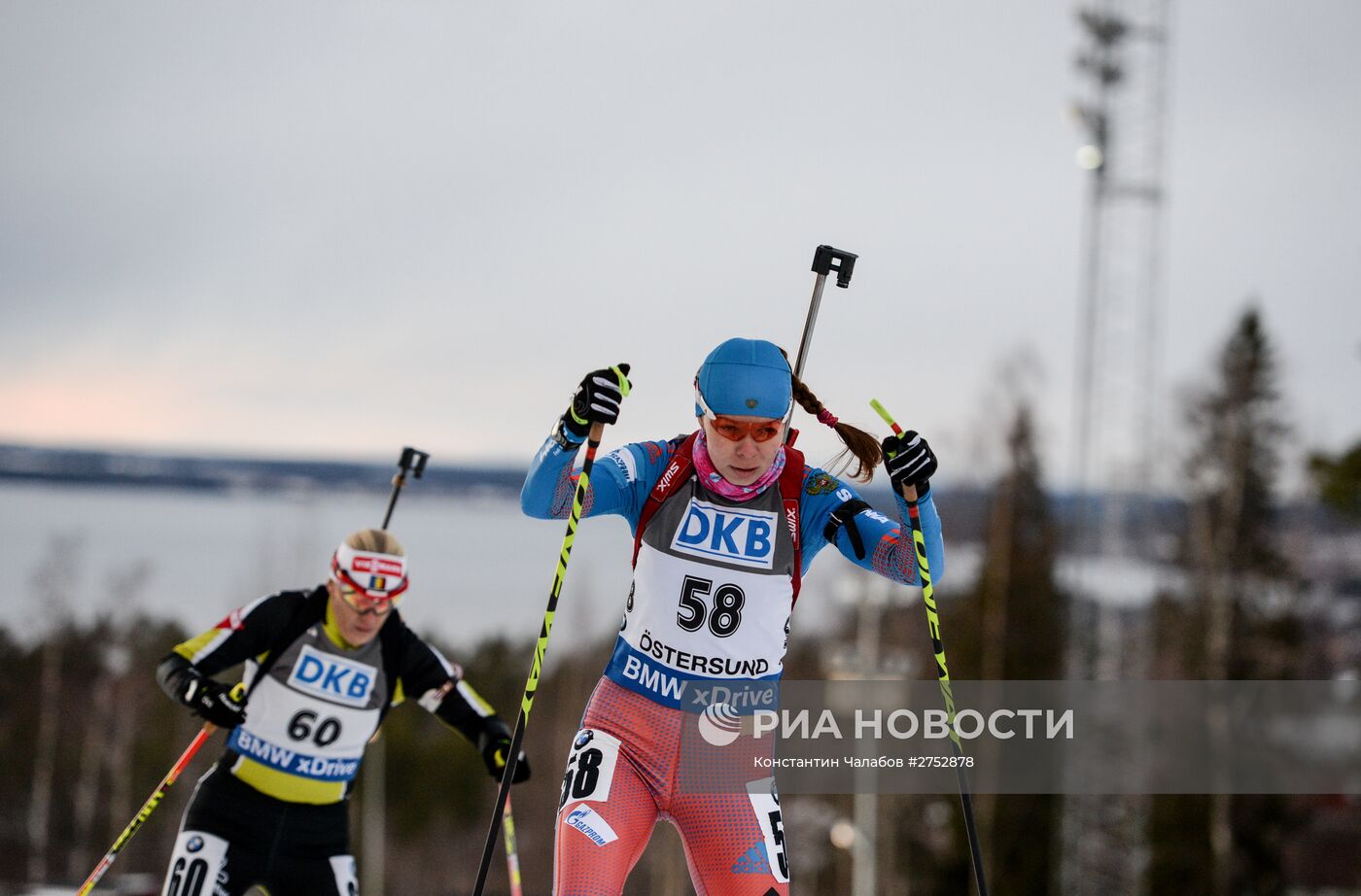 Биатлон. I этап Кубка мира. Женщины. Гонка преследования