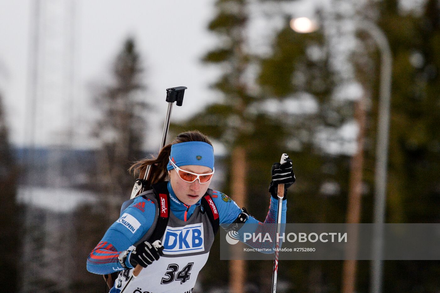 Биатлон. I этап Кубка мира. Женщины. Гонка преследования