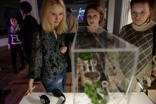 Открытие выставки "Polytech.Science.Art: Наука.Искусство.Технологии"