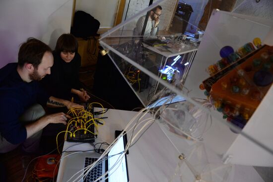 Открытие выставки "Polytech.Science.Art: Наука.Искусство.Технологии"