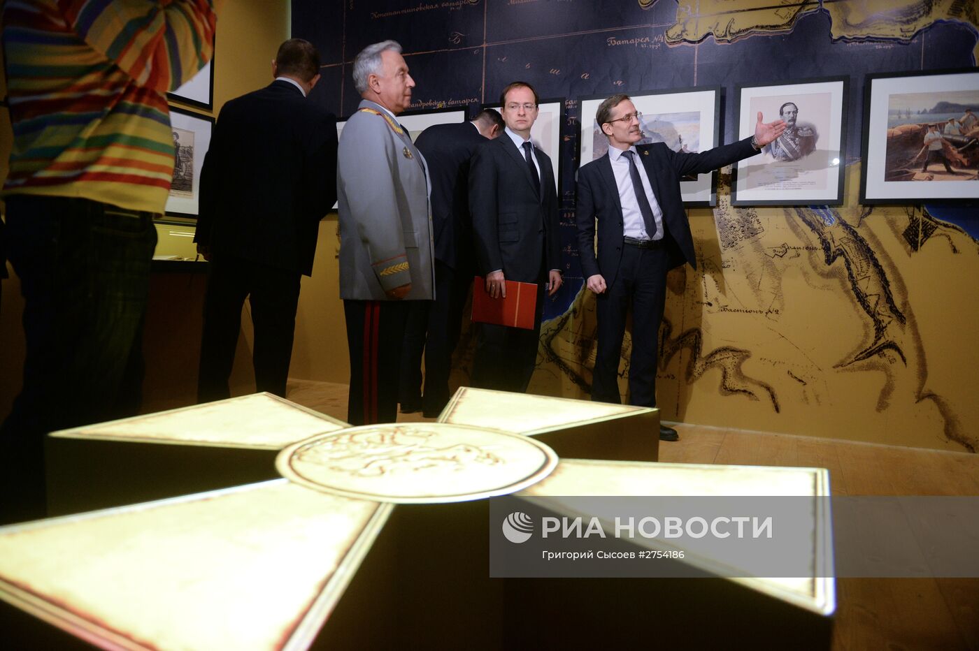 Открытие выставки "Герои Отечества. Георгиевская история России"