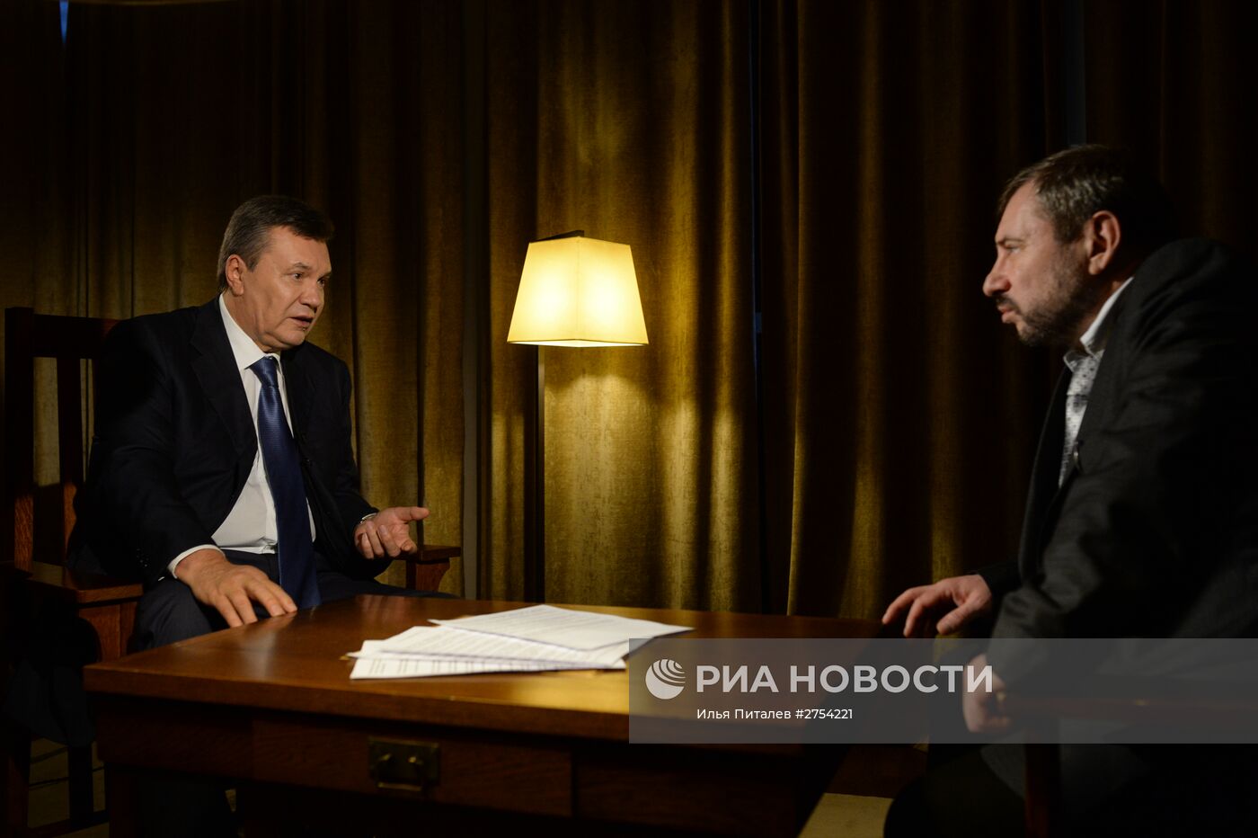 Бывший президент Украины Виктор Янукович дал интервью РИА Новости