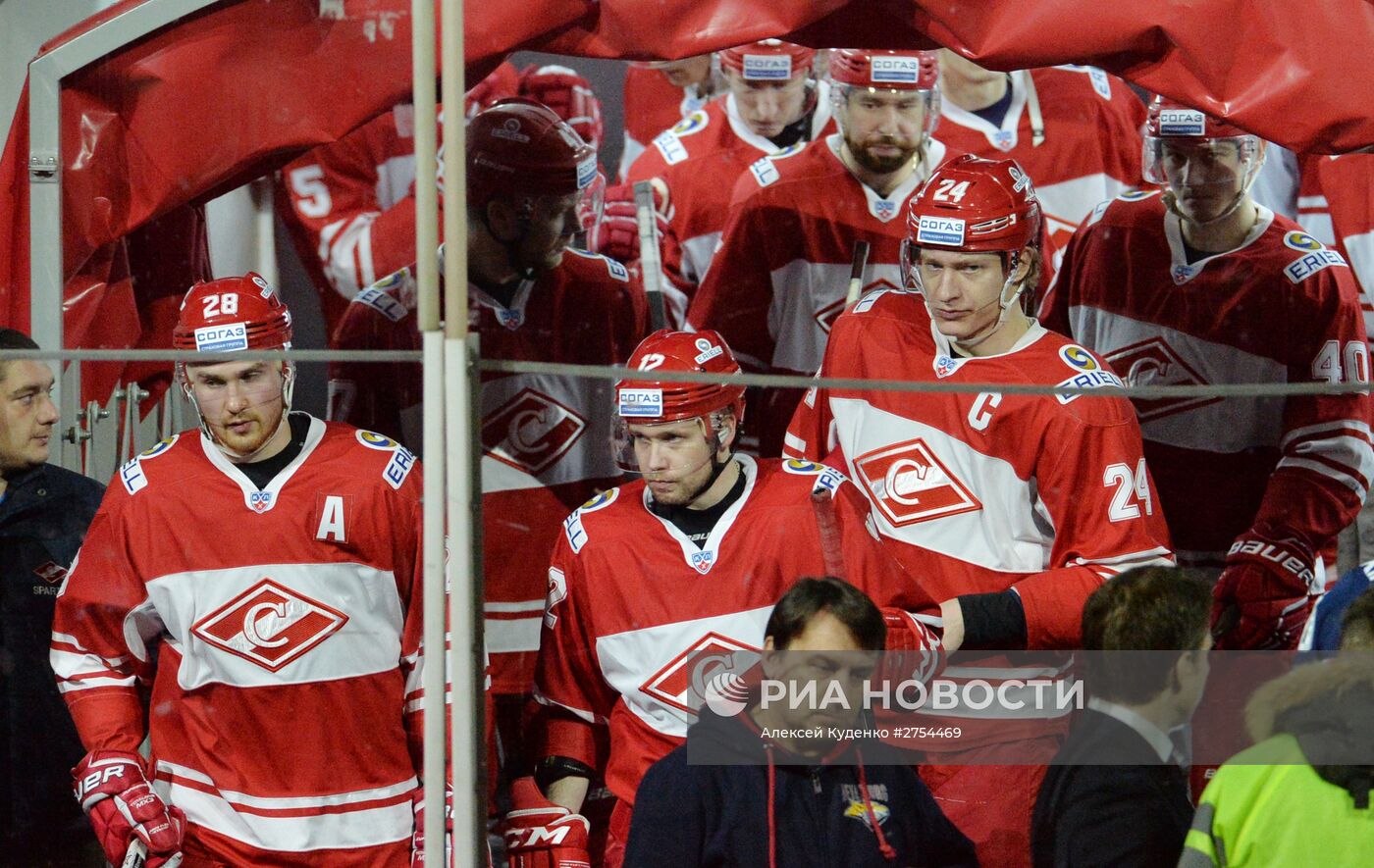 Хоккей. КХЛ. Матч "Спартак" - "Металлург" (Магнитогорск)