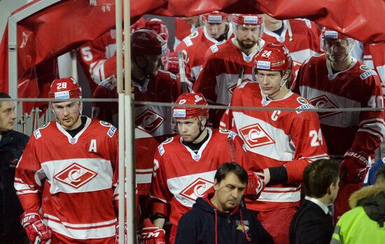 Хоккей. КХЛ. Матч "Спартак" - "Металлург" (Магнитогорск)