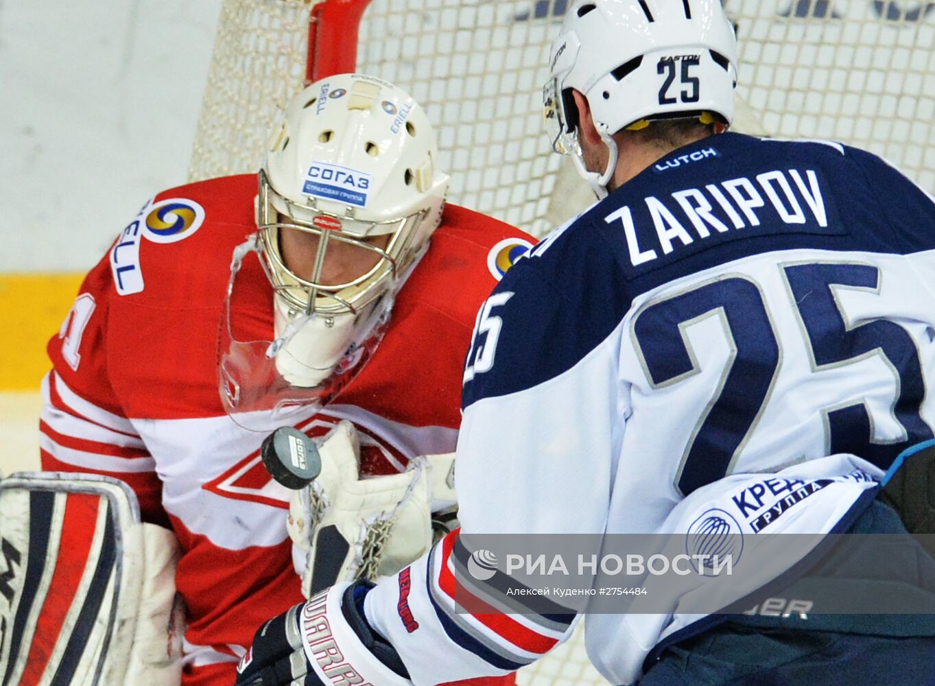 Хоккей. КХЛ. Матч "Спартак" - "Металлург" (Магнитогорск)