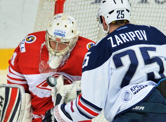 Хоккей. КХЛ. Матч "Спартак" - "Металлург" (Магнитогорск)