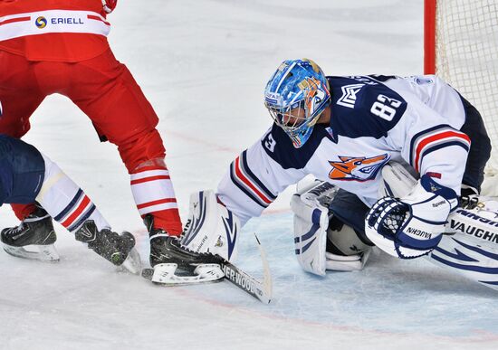 Хоккей. КХЛ. Матч "Спартак" - "Металлург" (Магнитогорск)