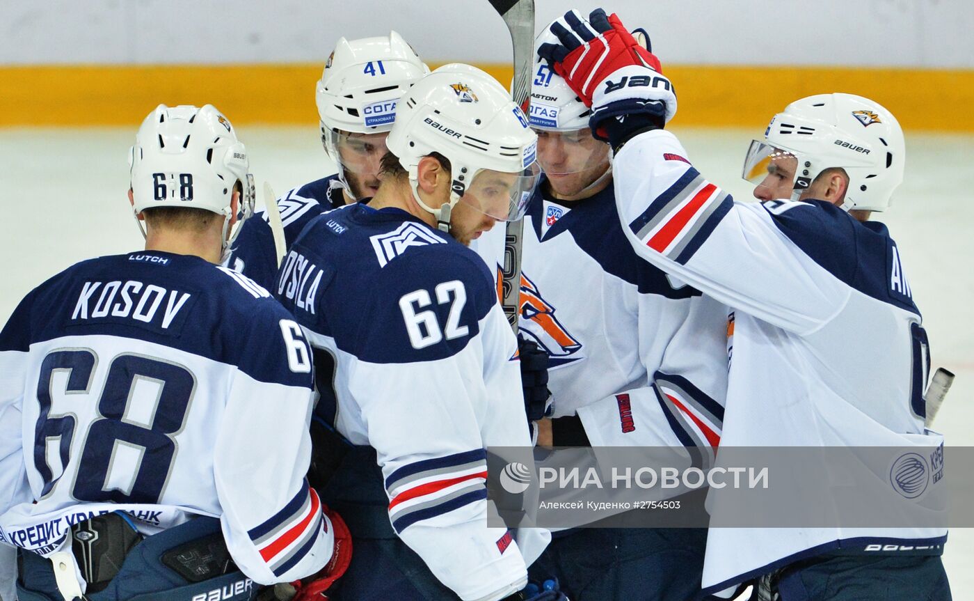 Хоккей. КХЛ. Матч "Спартак" - "Металлург" (Магнитогорск)