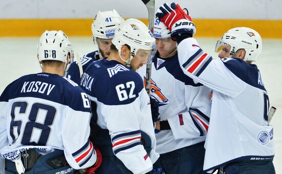 Хоккей. КХЛ. Матч "Спартак" - "Металлург" (Магнитогорск)