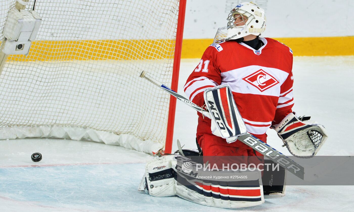 Хоккей. КХЛ. Матч "Спартак" - "Металлург" (Магнитогорск)
