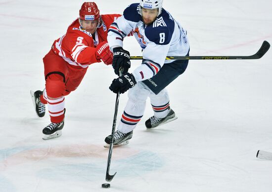 Хоккей. КХЛ. Матч "Спартак" - "Металлург" (Магнитогорск)