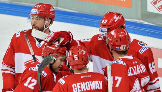 Хоккей. КХЛ. Матч "Спартак" - "Металлург" (Магнитогорск)