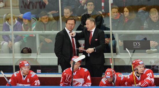 Хоккей. КХЛ. Матч "Спартак" - "Металлург" (Магнитогорск)