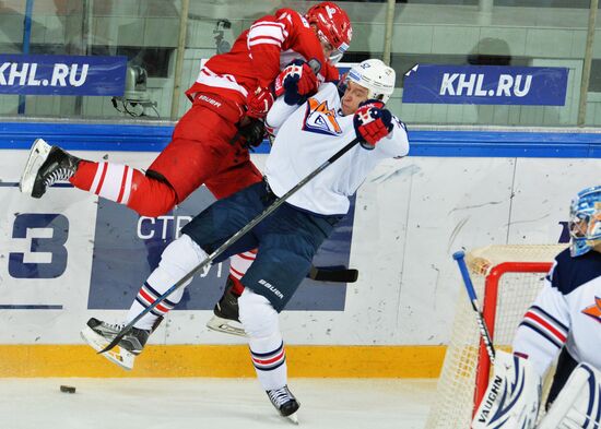 Хоккей. КХЛ. Матч "Спартак" - "Металлург" (Магнитогорск)
