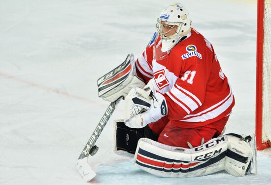 Хоккей. КХЛ. Матч "Спартак" - "Металлург" (Магнитогорск)