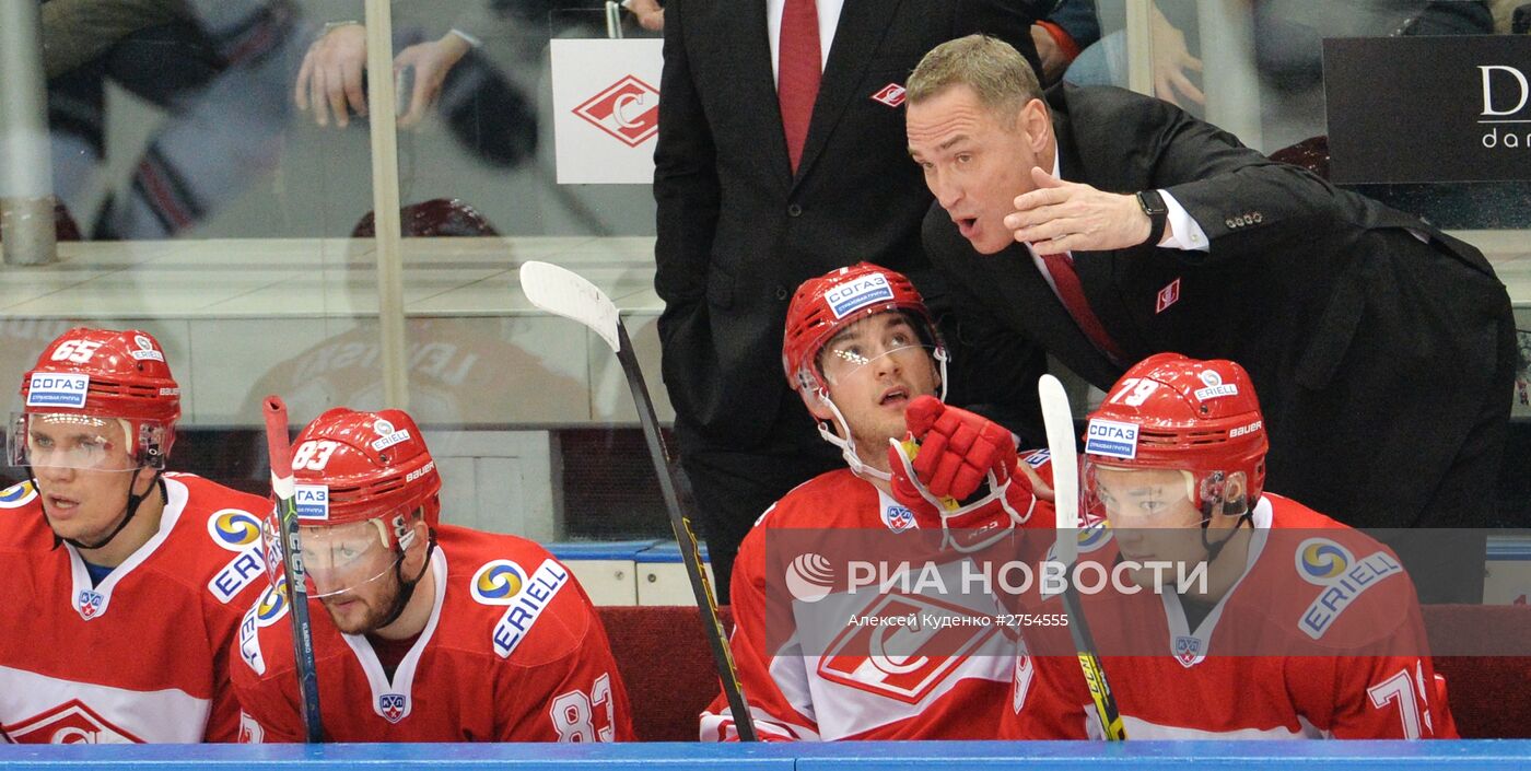 Хоккей. КХЛ. Матч "Спартак" - "Металлург" (Магнитогорск)