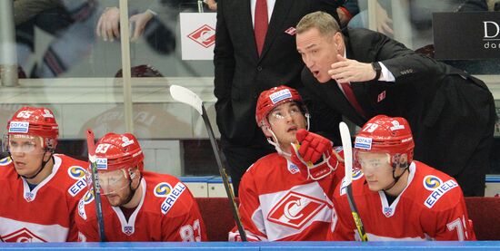 Хоккей. КХЛ. Матч "Спартак" - "Металлург" (Магнитогорск)