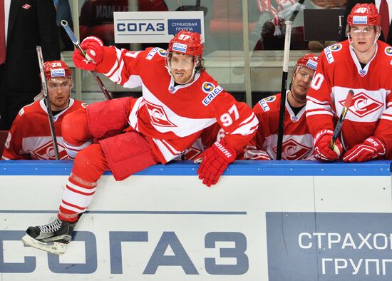 Хоккей. КХЛ. Матч "Спартак" - "Металлург" (Магнитогорск)