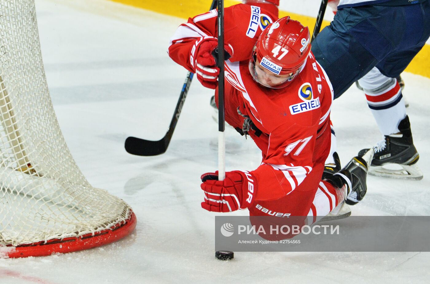Хоккей. КХЛ. Матч "Спартак" - "Металлург" (Магнитогорск)