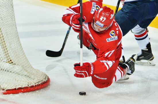 Хоккей. КХЛ. Матч "Спартак" - "Металлург" (Магнитогорск)