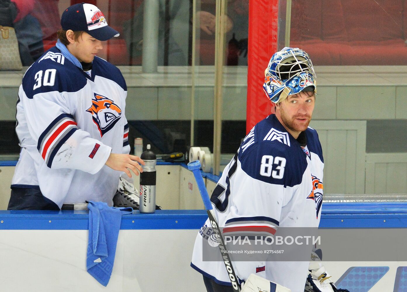 Хоккей. КХЛ. Матч "Спартак" - "Металлург" (Магнитогорск)