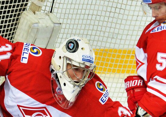 Хоккей. КХЛ. Матч "Спартак" - "Металлург" (Магнитогорск)