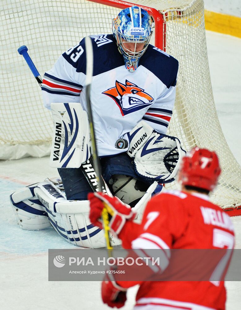 Хоккей. КХЛ. Матч "Спартак" - "Металлург" (Магнитогорск)