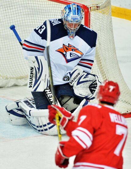 Хоккей. КХЛ. Матч "Спартак" - "Металлург" (Магнитогорск)