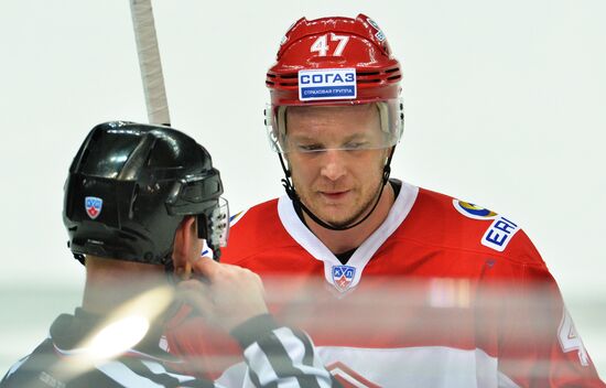 Хоккей. КХЛ. Матч "Спартак" - "Металлург" (Магнитогорск)