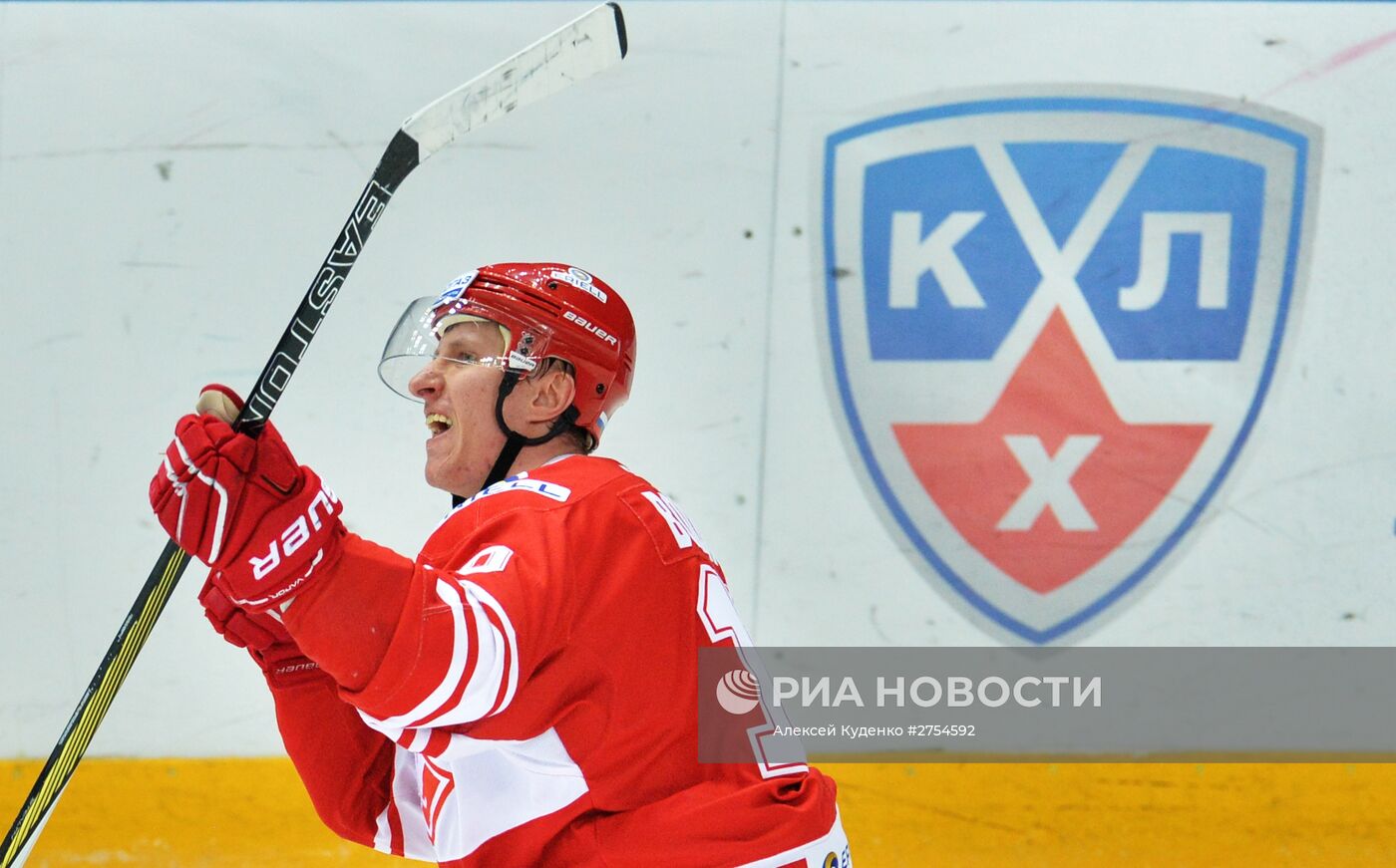 Хоккей. КХЛ. Матч "Спартак" - "Металлург" (Магнитогорск)