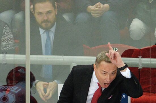 Хоккей. КХЛ. Матч "Спартак" - "Металлург" (Магнитогорск)