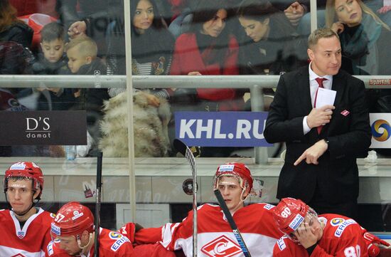 Хоккей. КХЛ. Матч "Спартак" - "Металлург" (Магнитогорск)