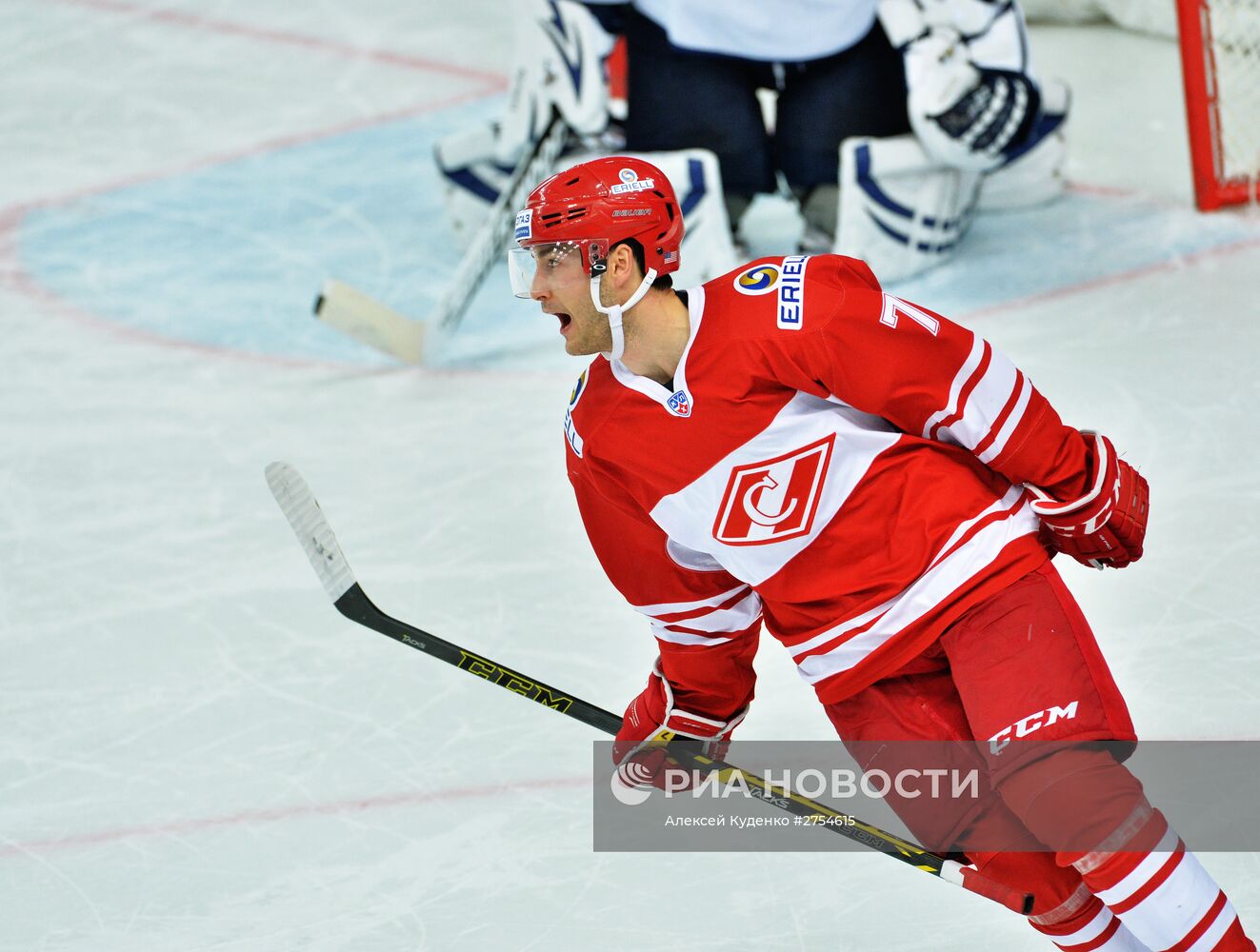 Хоккей. КХЛ. Матч "Спартак" - "Металлург" (Магнитогорск)