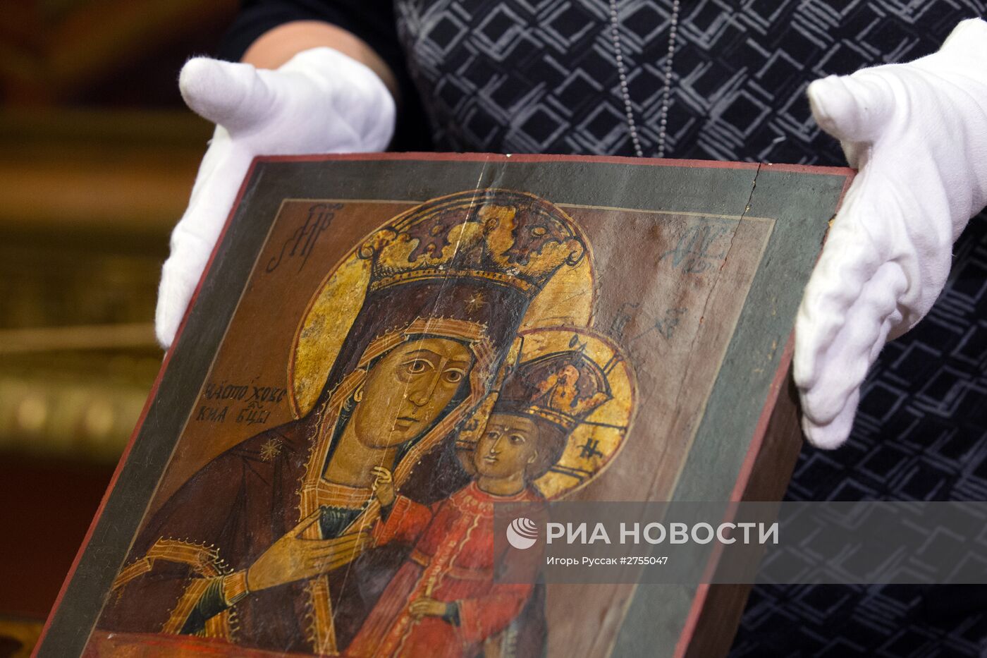 Церемония передачи Русскому музею 19 икон от УФСБ России по Санкт-Петербургу и Ленинградской области