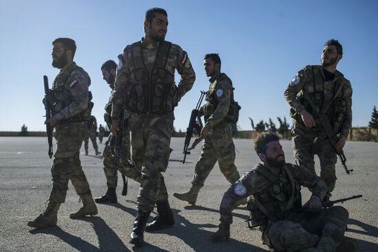 Ассирийские силы самообороны "Соторо" в городе Камышли