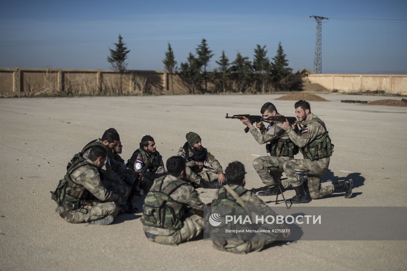 Ассирийские силы самообороны "Соторо" в городе Камышли