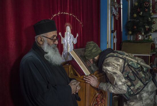 Ассирийские силы самообороны "Соторо" в городе Камышли