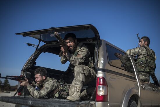 Ассирийские силы самообороны "Соторо" в городе Камышли