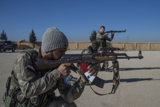 Ассирийские силы самообороны "Соторо" в городе Камышли