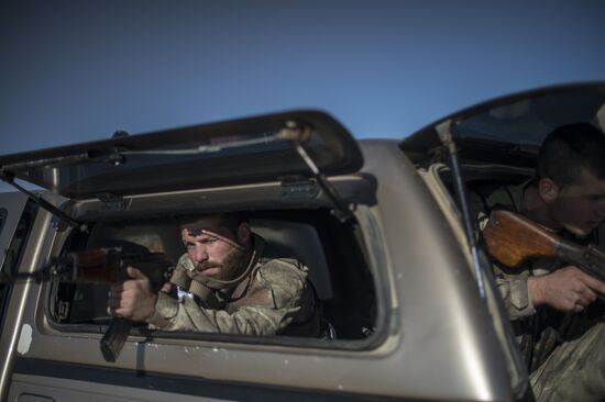 Ассирийские силы самообороны "Соторо" в городе Камышли
