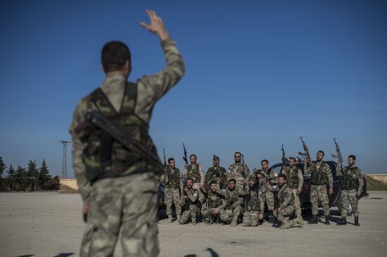 Ассирийские силы самообороны "Соторо" в городе Камышли