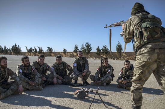 Ассирийские силы самообороны "Соторо" в городе Камышли