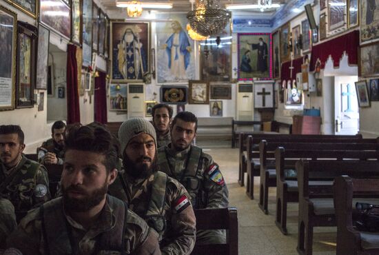 Ассирийские силы самообороны "Соторо" в городе Камышли