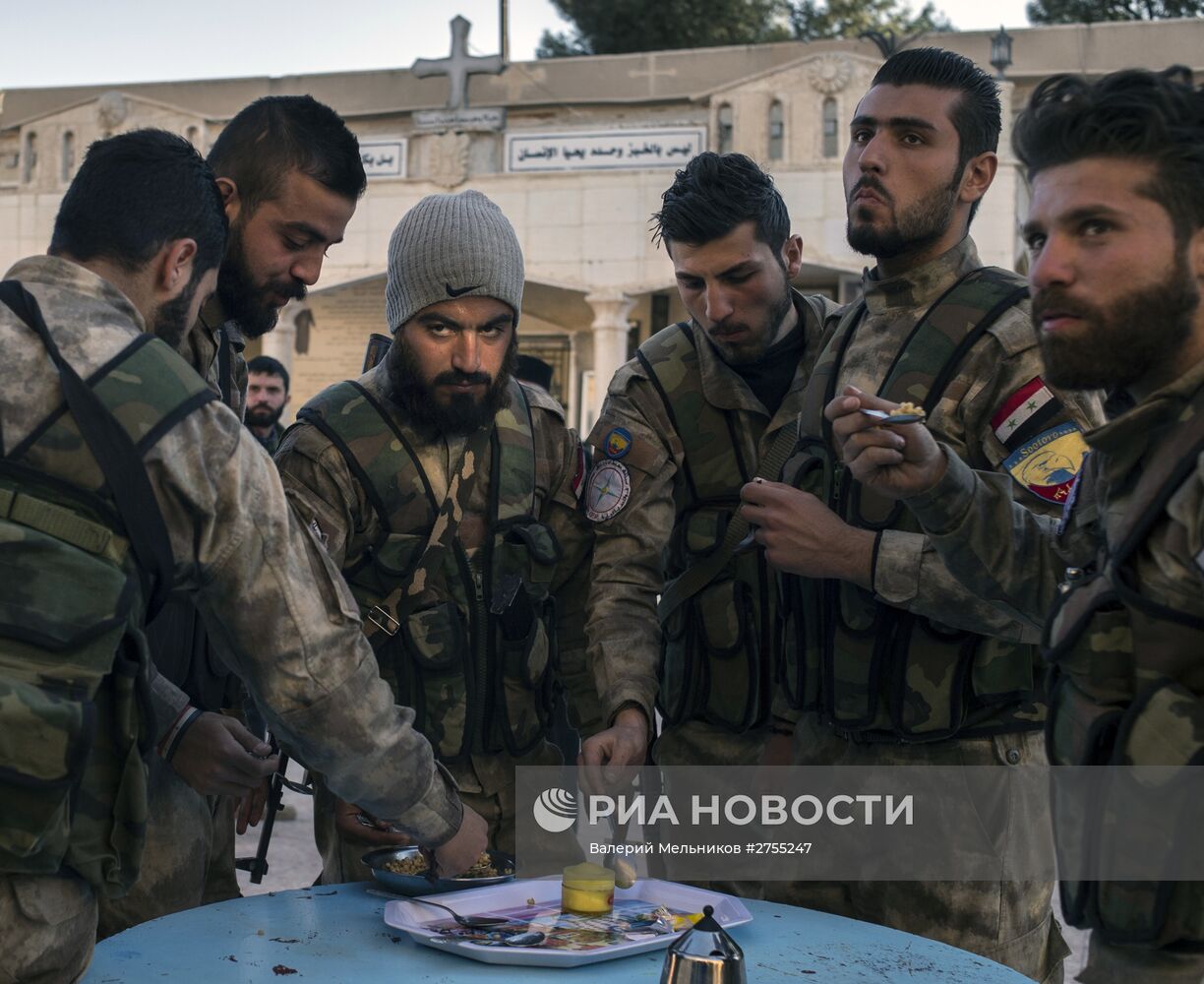 Ассирийские силы самообороны "Соторо" в городе Камышли