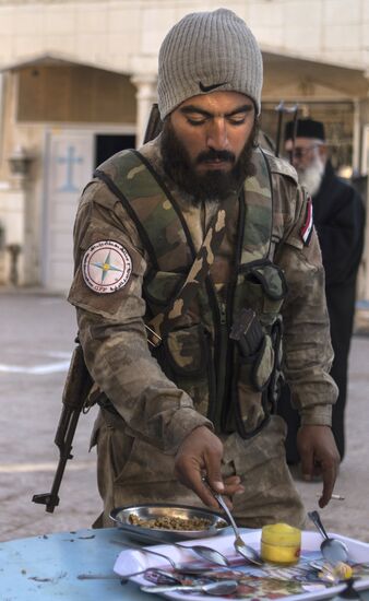 Ассирийские силы самообороны "Соторо" в городе Камышли