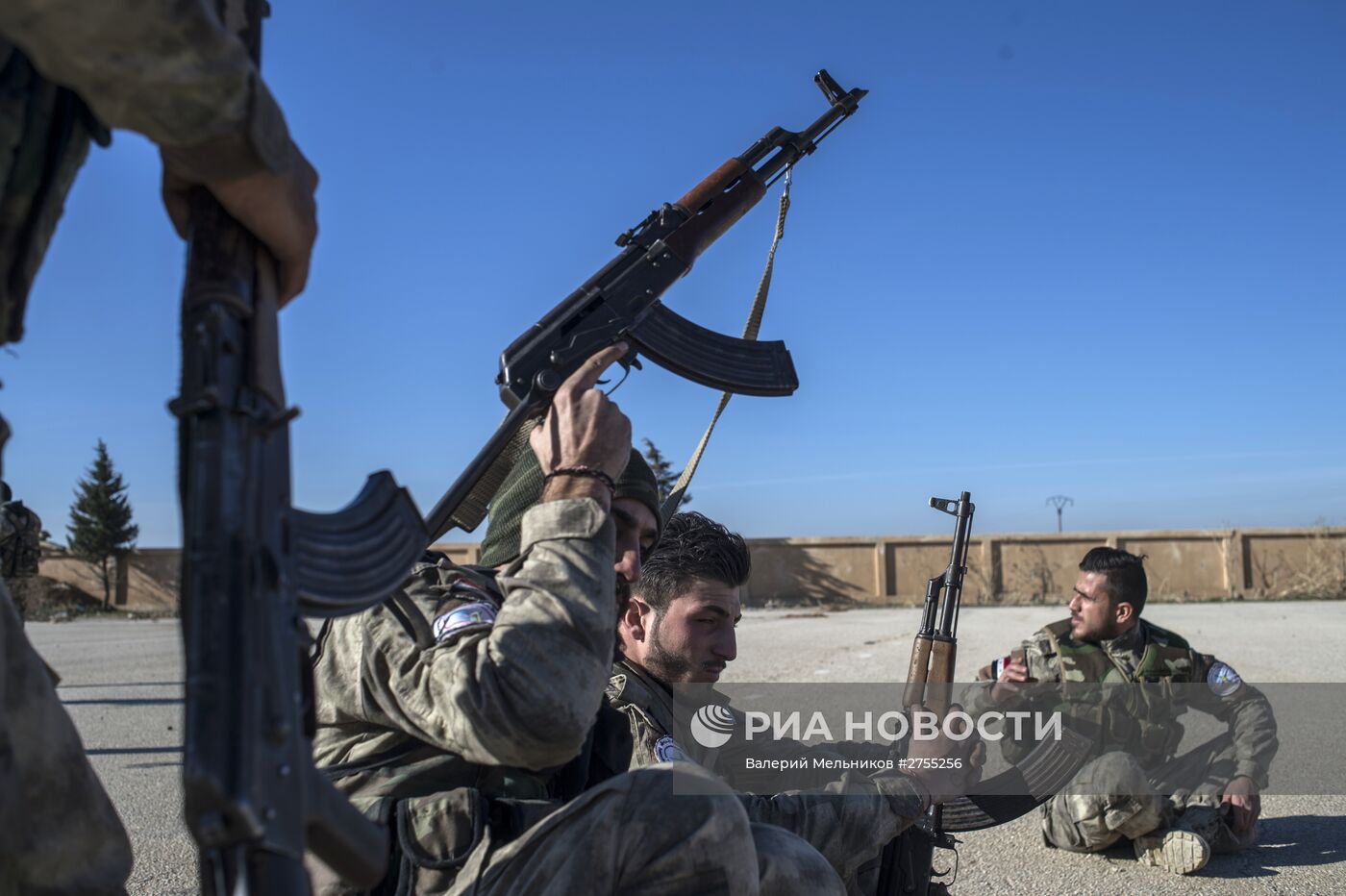 Ассирийские силы самообороны "Соторо" в городе Камышли