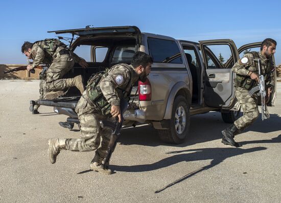 Ассирийские силы самообороны "Соторо" в городе Камышли