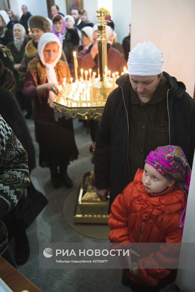 Освящение православного храма в Бишкеке
