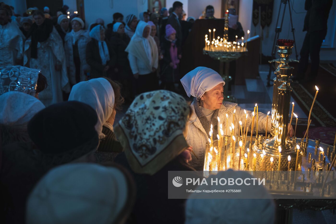 Освящение православного храма в Бишкеке