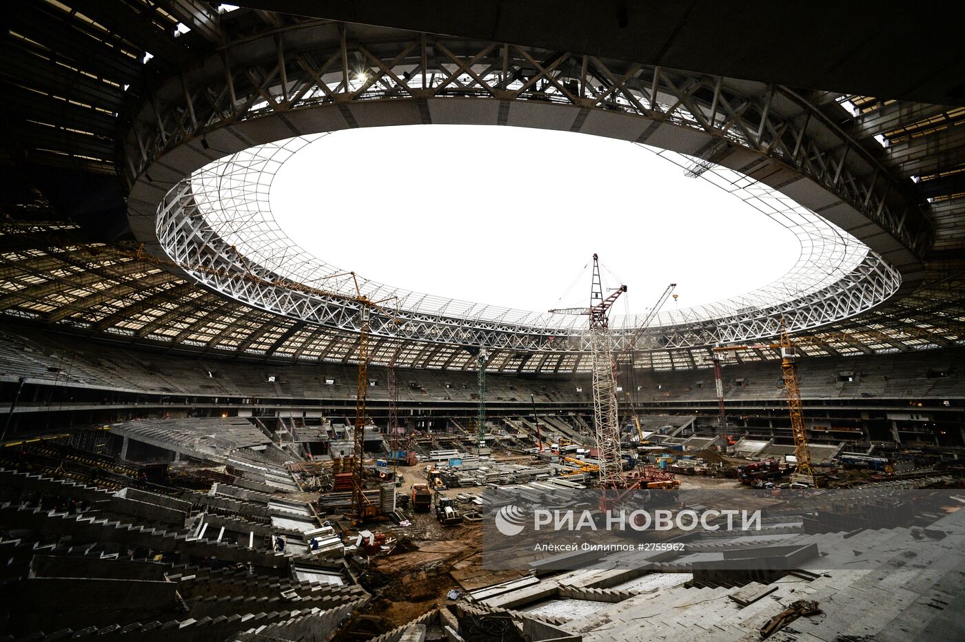 Строительство БСА "Лужники